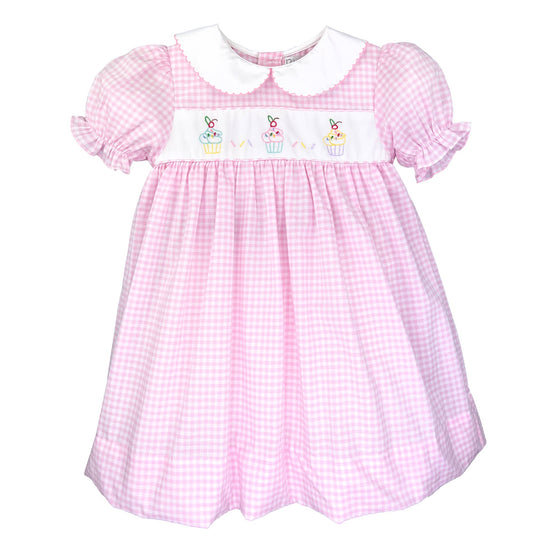 Cupcake Embroidered Dress