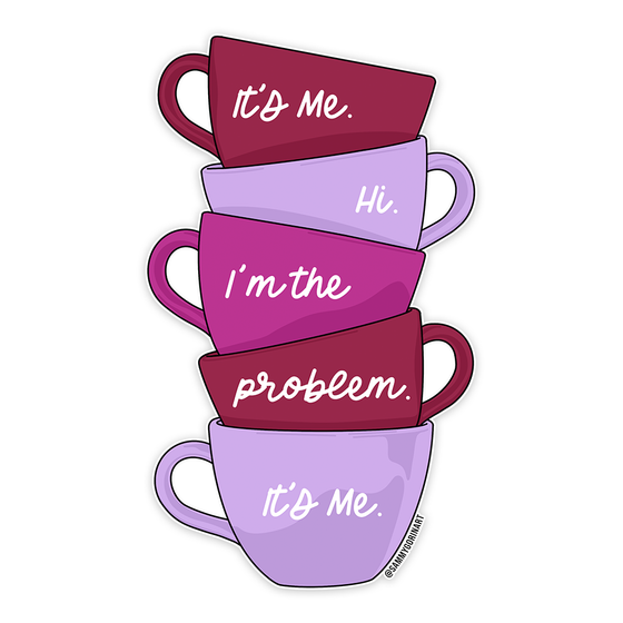 Taylor Swift- I'm the Problem Tea Cups, Anti-Hero Sticker