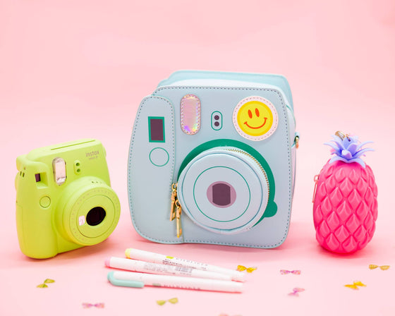 Oh Snap Instant Camera Handbag 💮 - Minty Blue