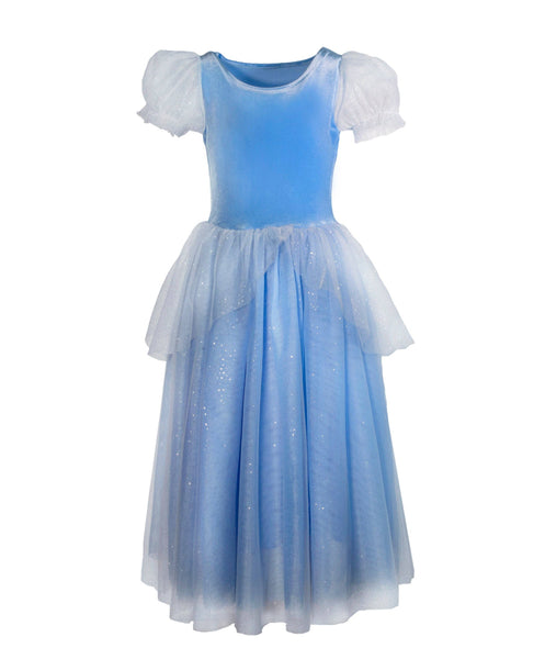 sachin and babi light blue dress Cinderella Gown - Baby Blue