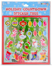  HOLIDAY COUNTDOWN STICKER TREE