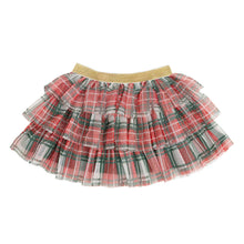  Holiday Plaid Tiered Tutu