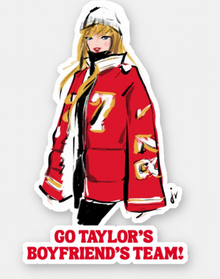  Taylor Swift Boyfriend Chiefs Sticker