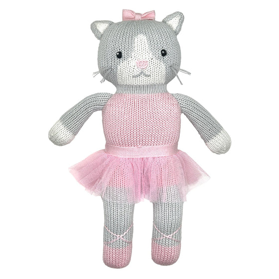 Ballarina Kitty Knit Doll 12"