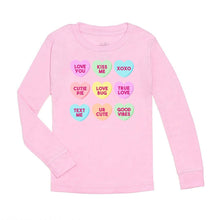  Candy Hearts Long Sleeve Shirt