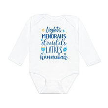  Hanukkah Fun Long Sleeve Bodysuit