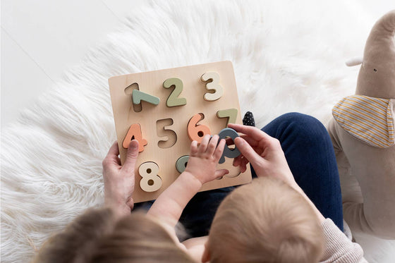 Wooden Numbers Puzzle